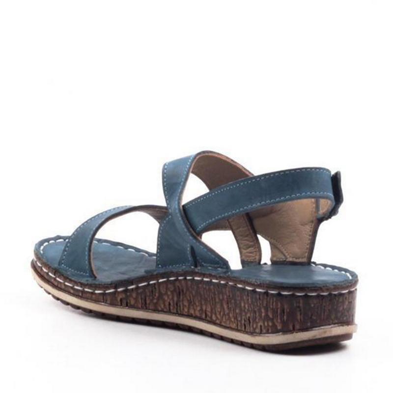 AD | Bekväma kilformade sandaler med justerbara remmar