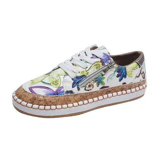 AD | Espadrillesneakers med blommigt tryck