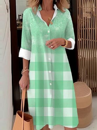AD | Elegant skjortklänning