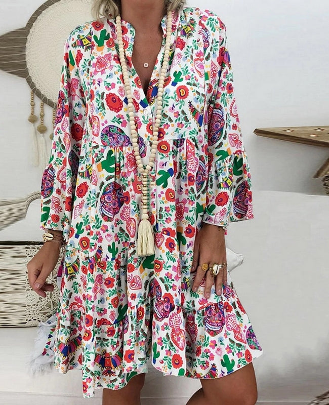 AD | Chiffongklänning i Boho-stil