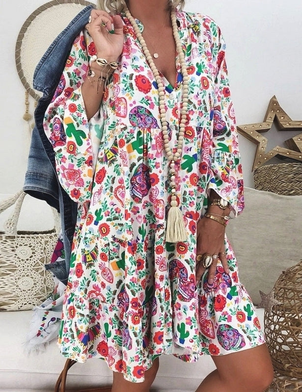 AD | Chiffongklänning i Boho-stil