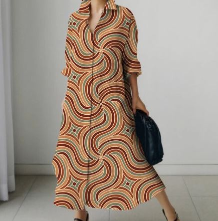 AD | Elegant skjortklänning för kvinnor