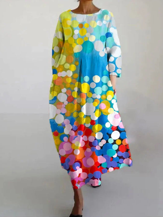 AD | Elegant färgglad sommarklänning