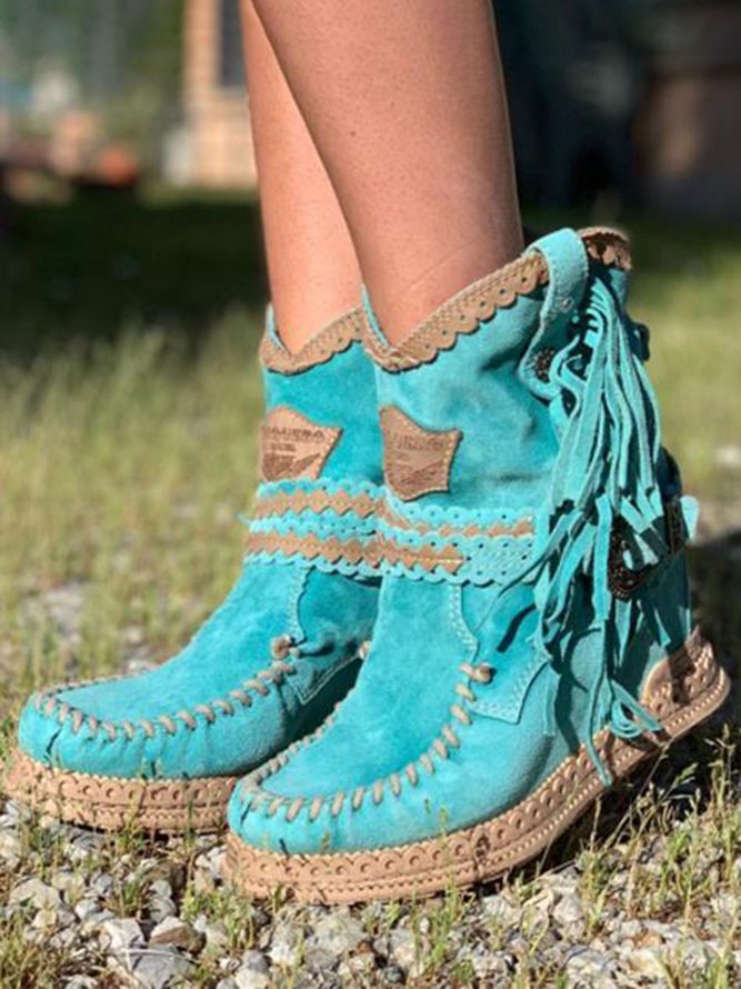 AD | Boho westernstövlar med fransar