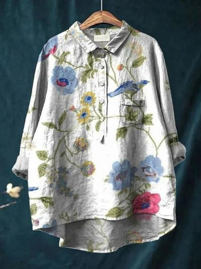 AD | Elegant och mångsidig blommig blus
