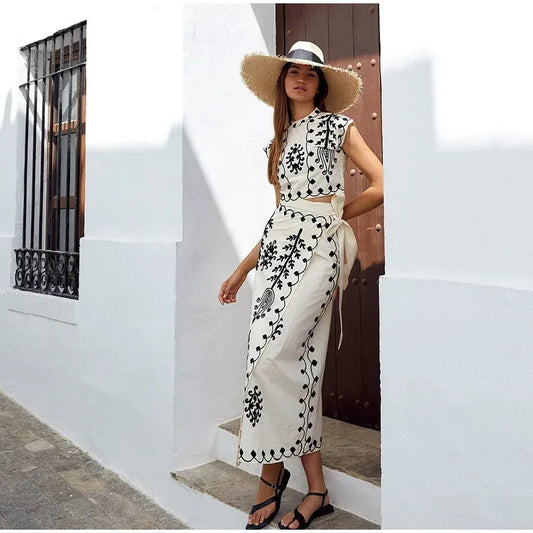 AD | Mafalda Crop Top & Kjol Set