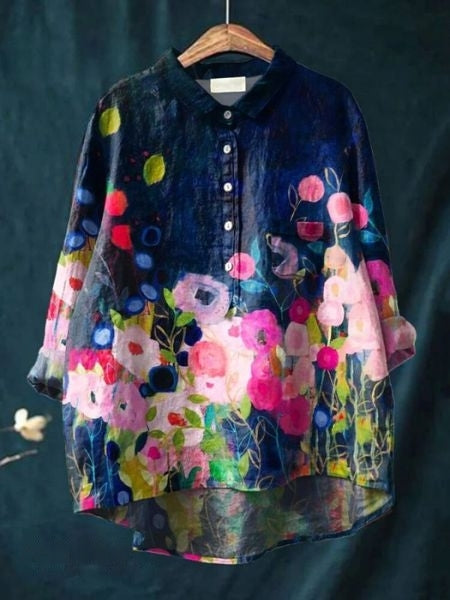 AD | Elegant och mångsidig blommig blus