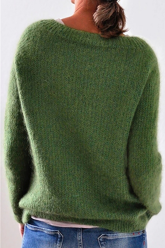 AD | Mysig stickad tröja i mjuk mohair
