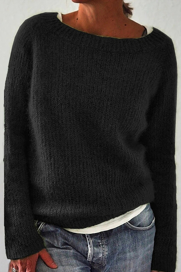 AD | Mysig stickad tröja i mjuk mohair