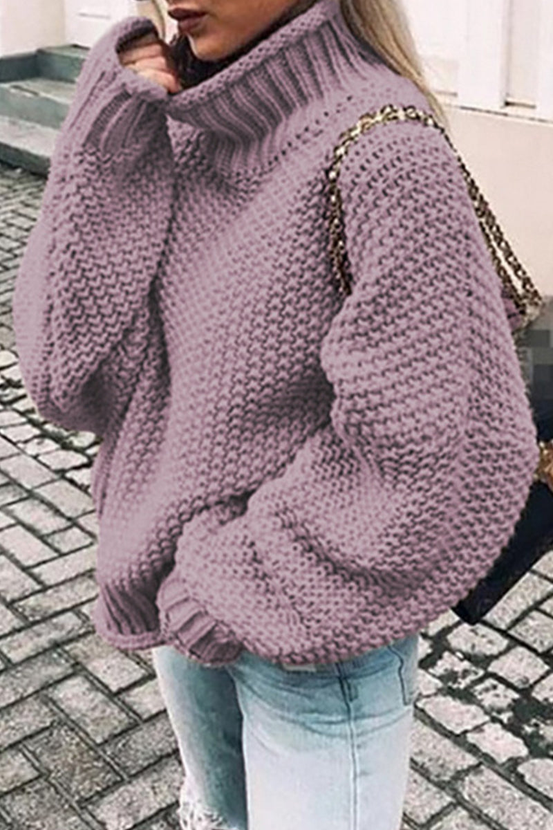 AD | Mysig överdimensionerad tröja med turtle-neck