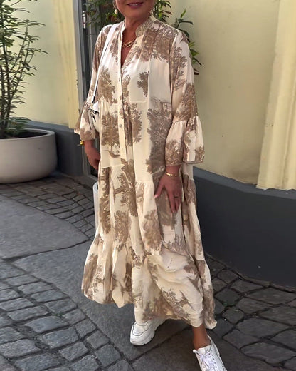 AD | Elegant, böljande klänning