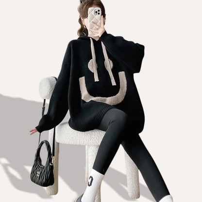 AD | Snygg och elegant vintertröja med huva
