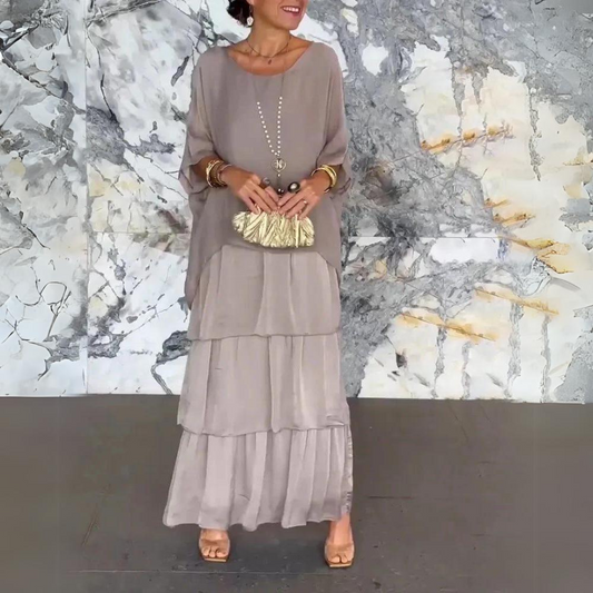 AD | Elegant långklänning