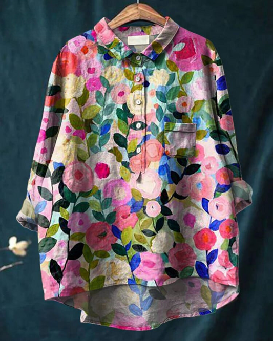 AD | Elegant och mångsidig blommig blus