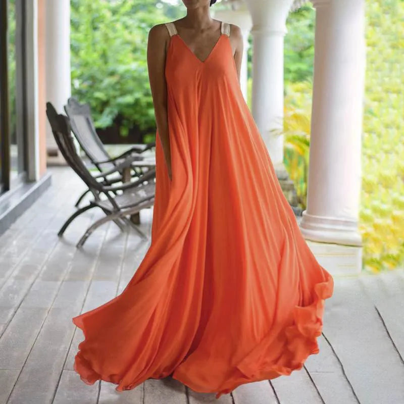 AD | Bohemia Plus Size Elegant Vintage Y2K Midiklänningar