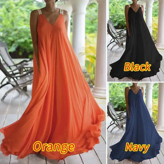 AD | Bohemia Plus Size Elegant Vintage Y2K Midiklänningar