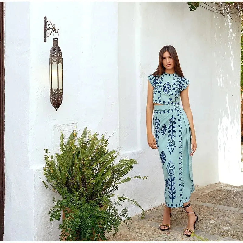 AD | Mafalda Crop Top & Kjol Set
