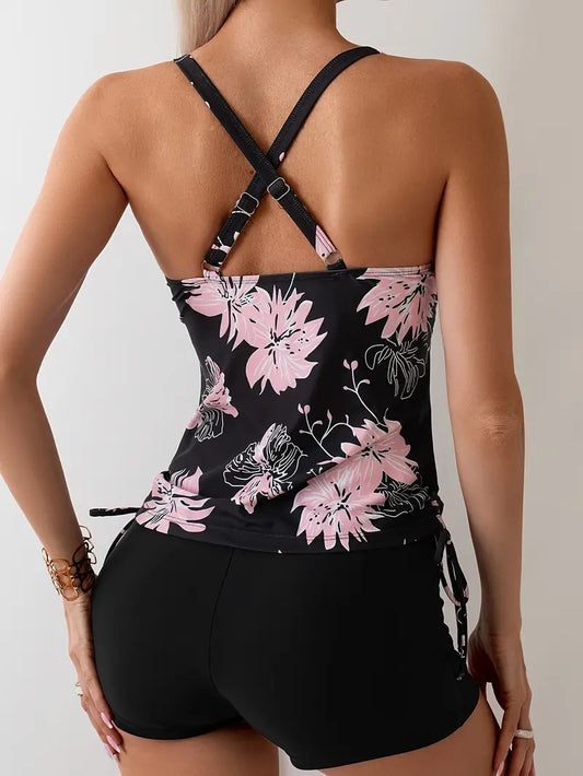 AD | Snygg bikini med blommigt mönster