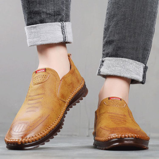 AD | Lämpliga slip-on-loafers i läder för män
