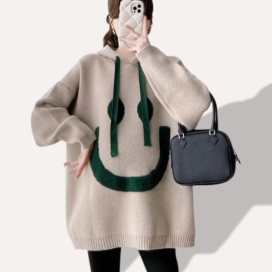 AD | Snygg och elegant vintertröja med huva