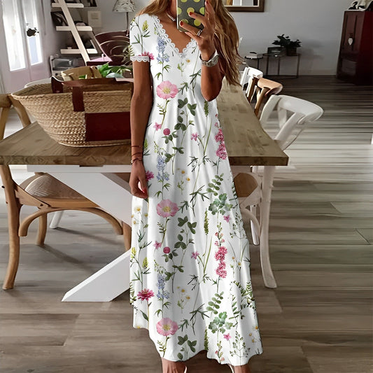 AD | Elegant, snygg blommig klänning