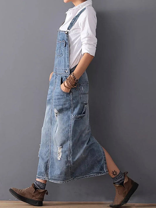 AD - Midiklänning i denim