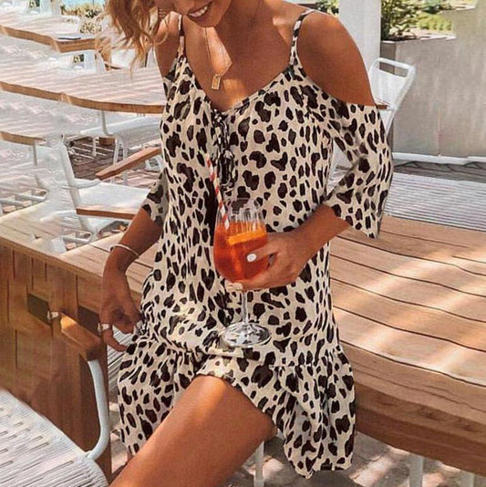 AD | Klänning i cheetahstil