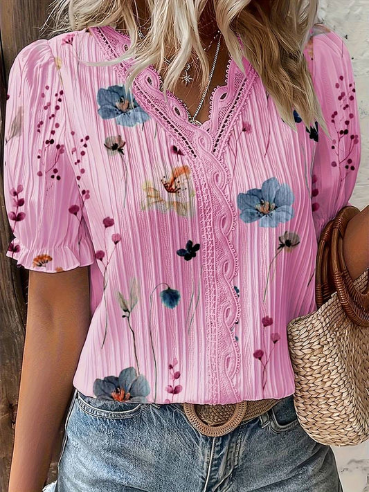 AD | Moderiktig och mångsidig blommig blus