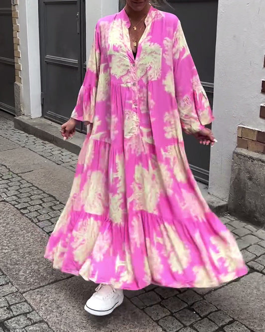 AD | Elegant, böljande klänning