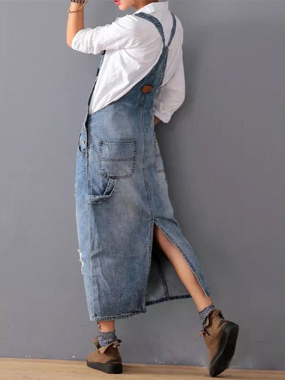 AD - Midiklänning i denim