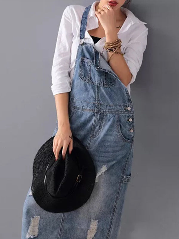 AD - Midiklänning i denim