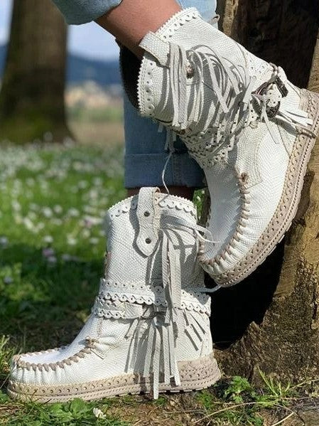 AD | Boho westernstövlar med fransar