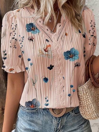 AD | Moderiktig och mångsidig blommig blus