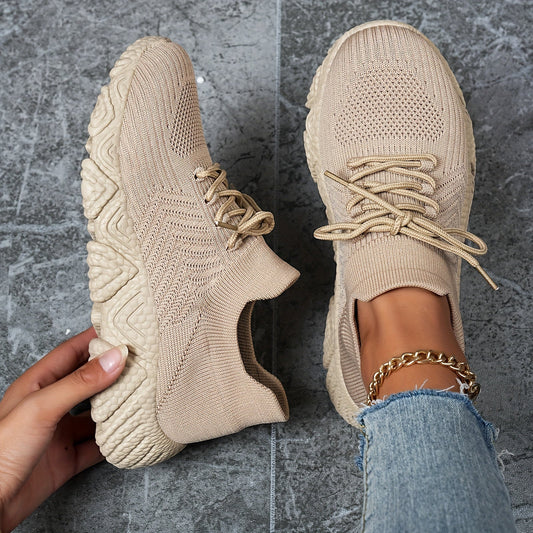 AD | | Andningsaktiva låga sneakers i enfärgade färger