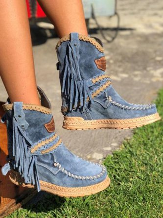 AD | Boho westernstövlar med fransar