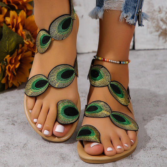AD | | Eleganta och bekväma platta sandaler för kvinnor