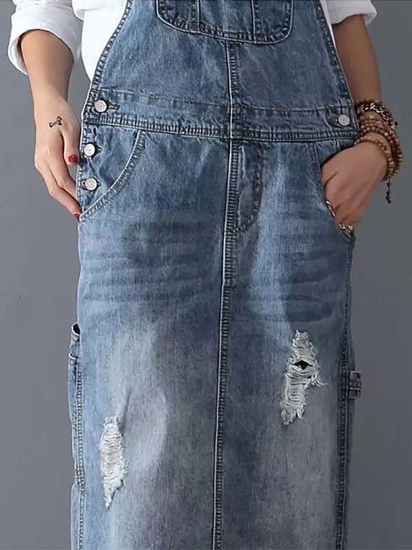 AD - Midiklänning i denim