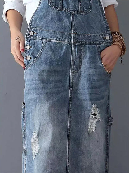AD - Midiklänning i denim