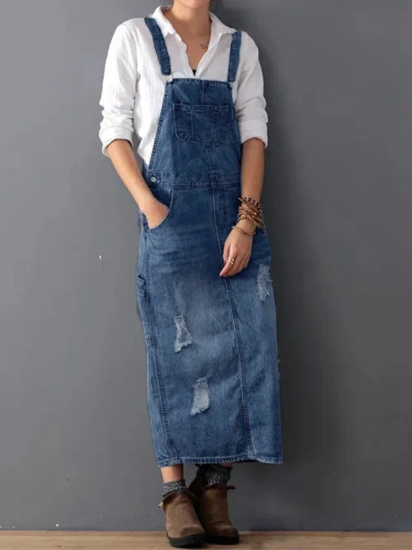 AD - Midiklänning i denim