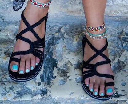 AD | | Färgglada sandaler för stranden