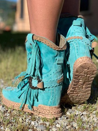 AD | Boho westernstövlar med fransar