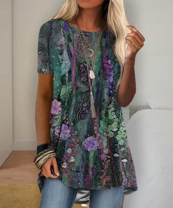 AD | Boho-inspirerad skjorta med tryck