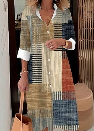 AD | Elegant klänning med långa ärmar