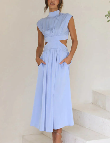AD | Elegant klänning med fickor