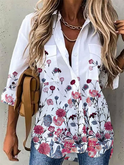 AD | Snygg blus med fjärilsmönster