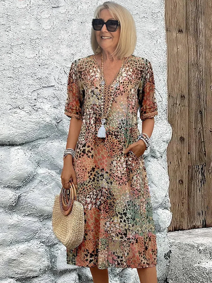 AD | Eleganta midiklänningar | Blommiga midiklänningar | Midiklänningar för kvinnor