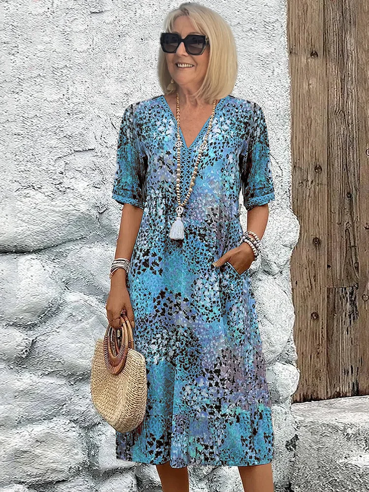 AD | Eleganta midiklänningar | Blommiga midiklänningar | Midiklänningar för kvinnor