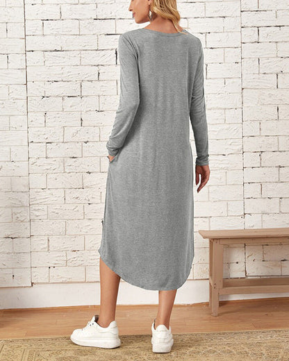 AD | Damklänningar | Midiklänningar | Eleganta långärmade klänningar | Mysiga vardagsklänningar