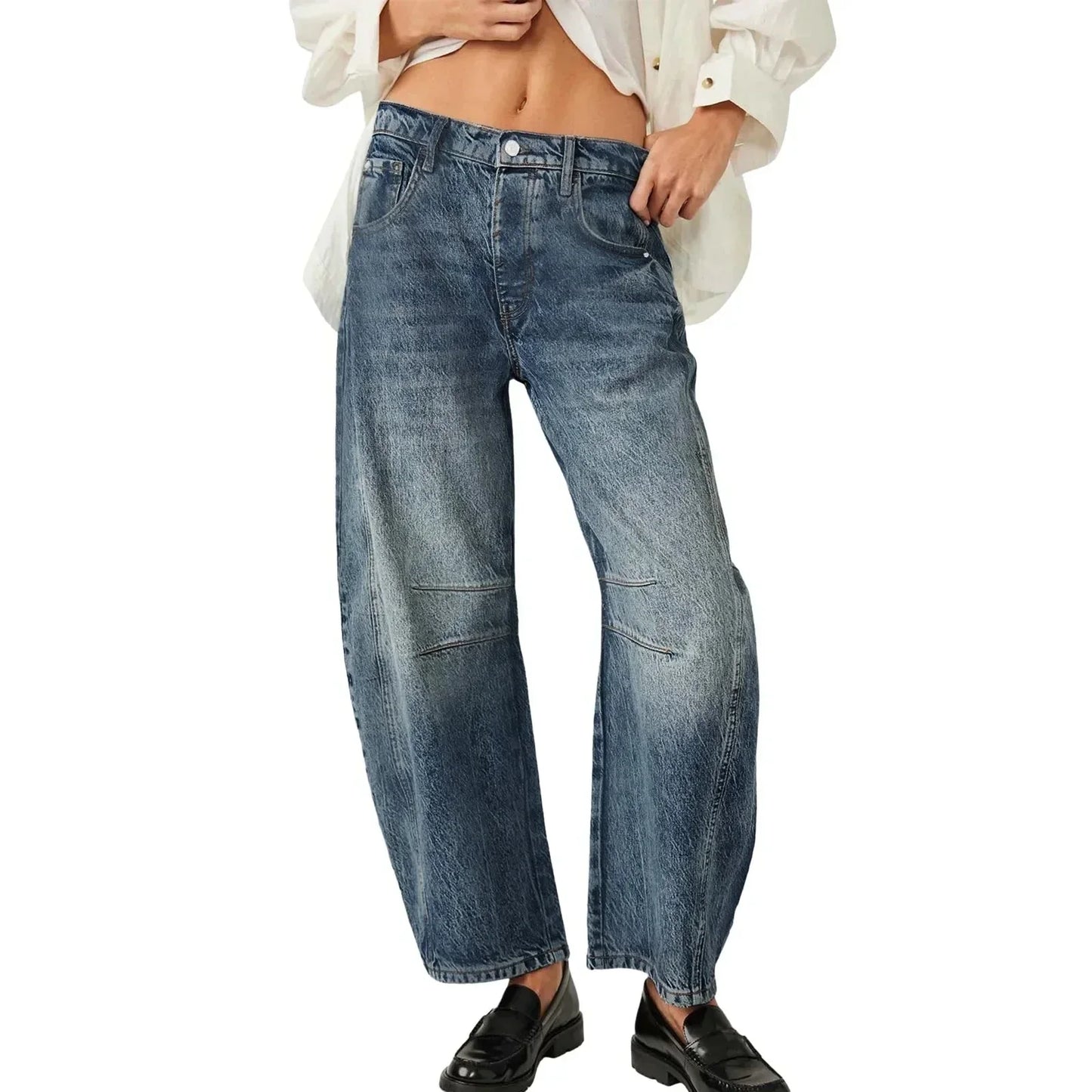 AD | Relaxed avsmalnande cargojeans