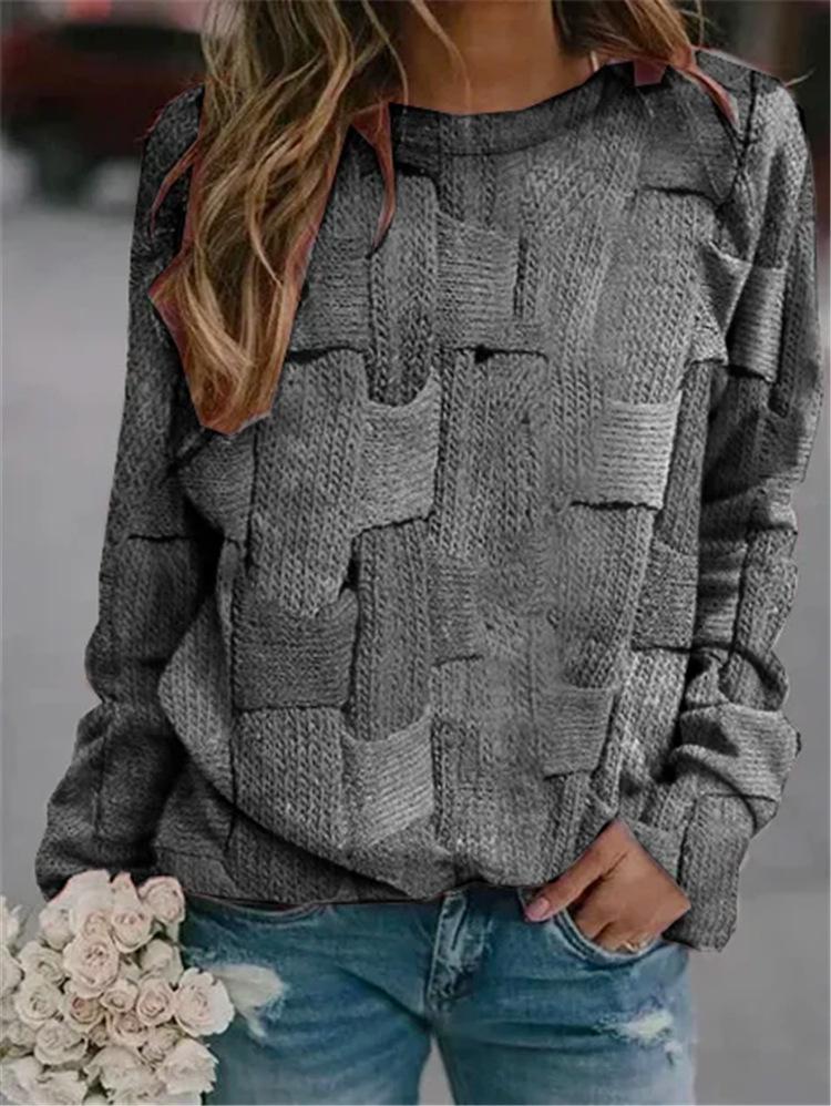 AD | Strukturerad patchwork-tröja